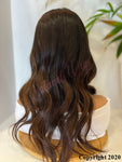 Shanice - N61 16’ Inch Virgin Hair Wavy Wigs