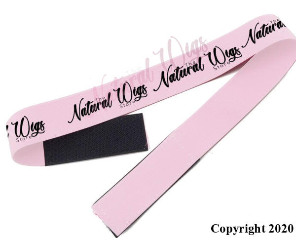 Light pink melt band for Lace Wig application dash soft stretch band to secure edges and blend lace.