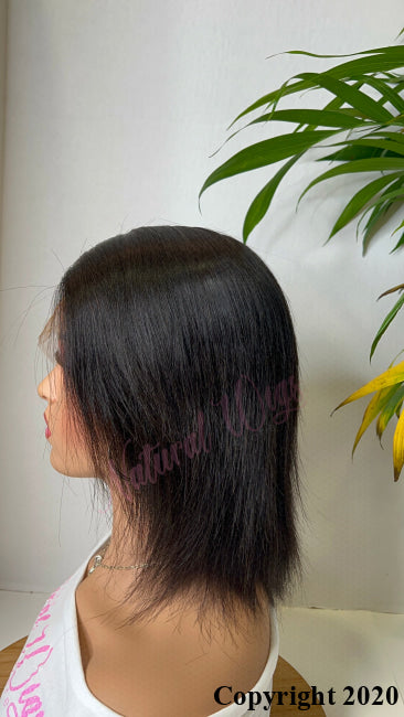 Brazilian Virgin Hair 8” Natural Color - Louise