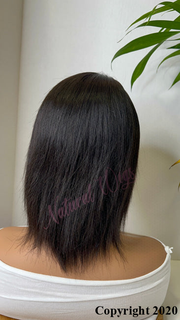 Brazilian Virgin Hair 8” Natural Color - Louise