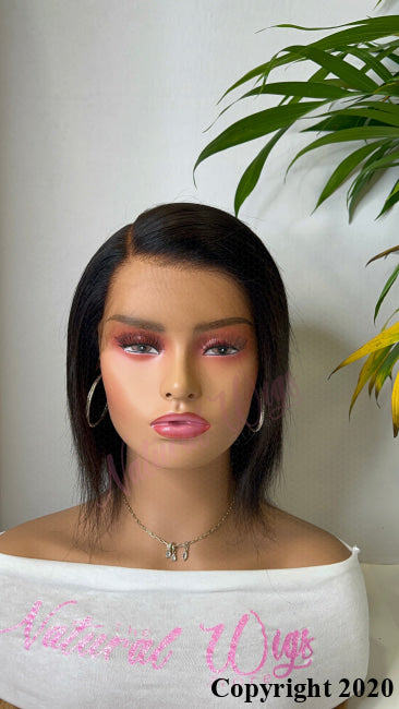 Brazilian Virgin Hair 8” Natural Color - Louise