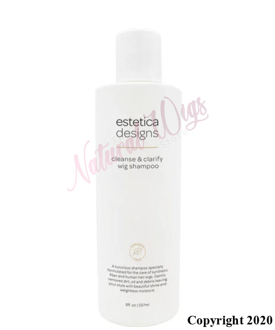 cleanse and clarify Wig shampoo for synthetic wigs By Estetica Designs sold at Natural Wigs Store💕