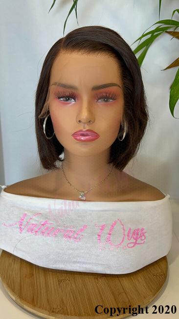 Penny - 8’ Inch Brazilian Lace Front / Color 3 Size Medium Ready To Ship